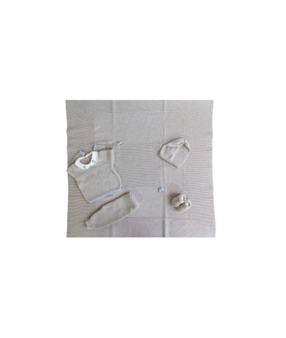Set Roselline Lana - Coprifasce Maschietto §865