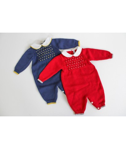 Serie Punto Smock Lana - Tutina §882