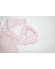 Serie Farfalline Lana - Coprifasce Con Cappellino §888