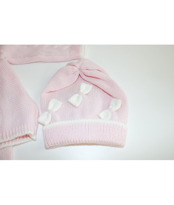 Serie Farfalline Lana - Coprifasce Con Cappellino §888