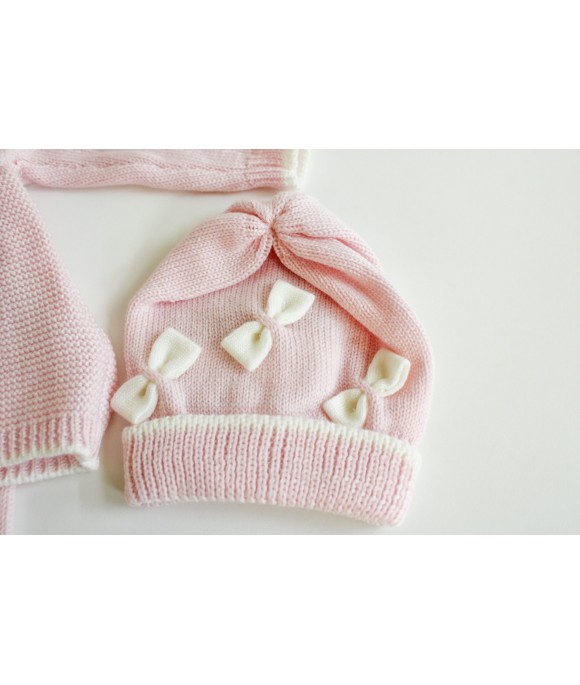 Serie Farfalline Lana - Coprifasce Con Cappellino §888