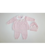 Serie Farfalline Lana - Coprifasce Con Cappellino §888