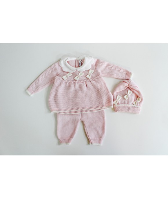 Serie Farfalline Lana - Coprifasce Con Cappellino §888
