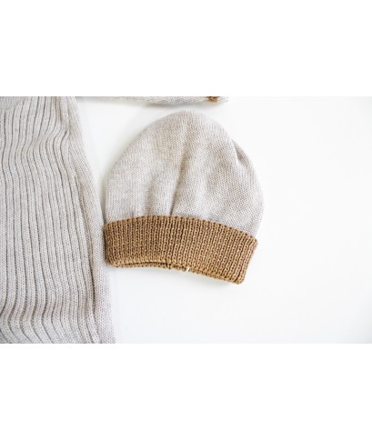 Wool Teddy Bear Series - Onesie with Hat §890