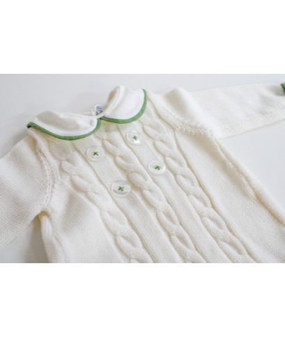 Serie Trecce Con Bottoni Lana - Tutina §891