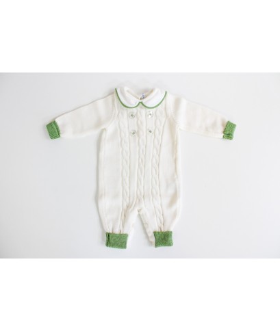 Braided Wool Button Series - Onesie §891
