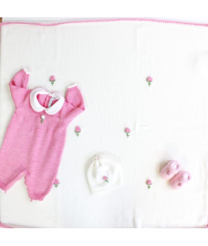 Tulip Wool Set for Newborns - Onesie §918
