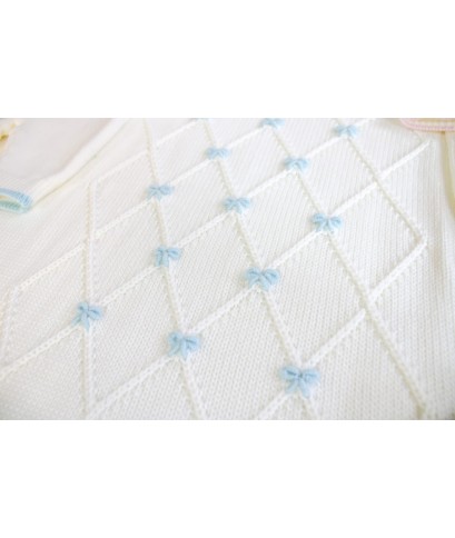 Love Knot Wool Baby Wrap Set - Baby Boy's Layette §922