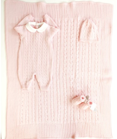 Wool Braid Set for Newborns - Onesie §954