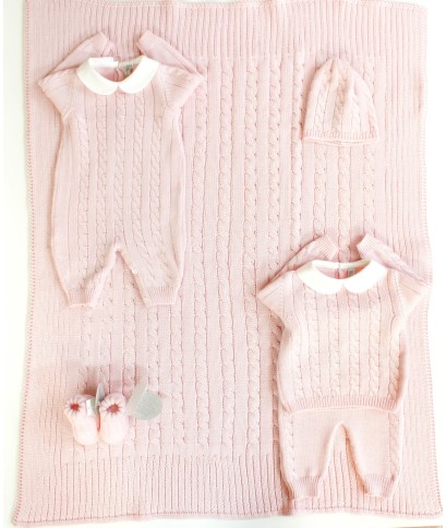 Wool Braid Set for Newborns - 2 Pcs Headband Covers §955