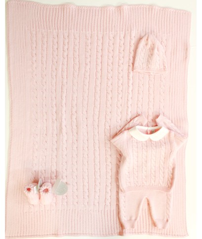Wool Braid Set for Newborns - 2 Pcs Headband Covers §955