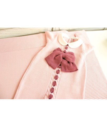 Wool Bow Set for Newborns - Onesie §833
