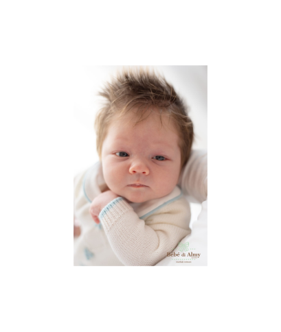 Love Knot Wool Baby Wrap Set - Baby Boy's Layette §922