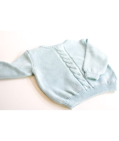 Serie Trecce Lana Per Neonato - Maglione §1000