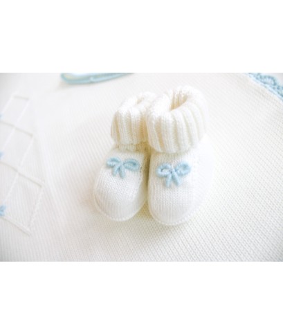 Love Knot Wool Set for Newborns - Baby Girl's Layette §1005