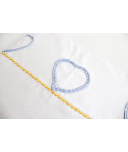 Set Nastro Lana Per Neonato - Coprifasce Con Scarpette + Lenzuolo §1110