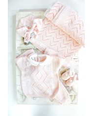 Corredo cotone con pizzo coprifasce corto $1699