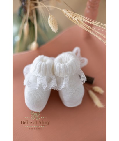 Ceremony Set with Cotton Lace for Newborns - Baby's Layette §423
