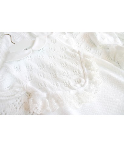 Corredo cotone con pizzo pagliaccetto &1677