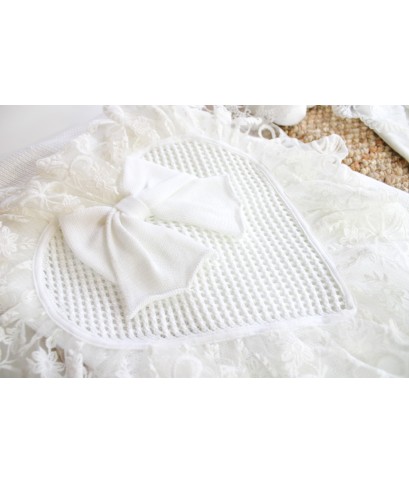 Corredo cotone pizzo Cuore tutina &1704