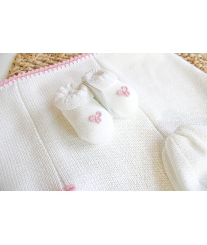 Corredo cotone nodo d'amore pagliaccetto &1708