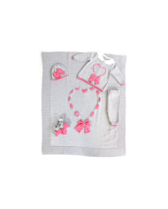 Set Fettuccia Rombo Lana taglia 1 mese en