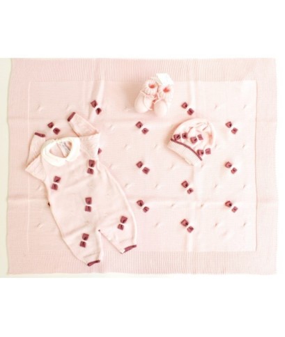 Set Papillon "Farfalline" Lana Per Neonata - Tutina §11