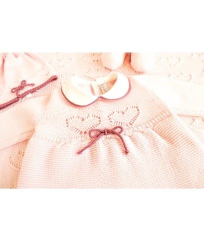 Set Cuore Intarsiato Lana - Coprifasce Femminuccia §12