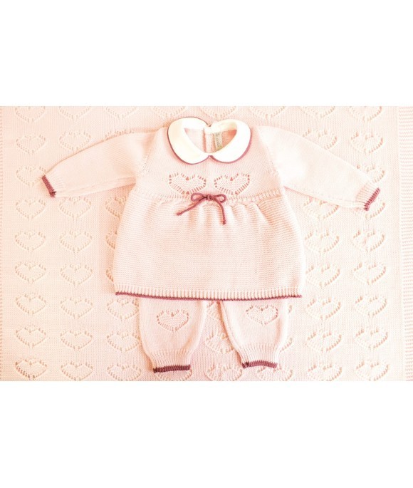 Set Cuore Intarsiato Lana - Coprifasce Femminuccia §12
