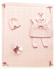 Inlaid Wool Heart Set - 2 Pcs Baby Girl Headband Cover §12