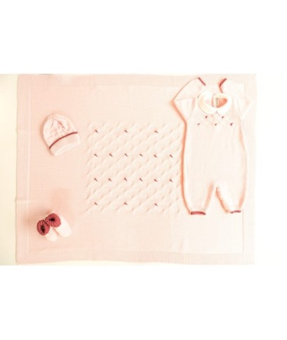 Alternating Wool Embroidery Set for Newborns - Onesie §25