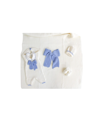 Set Maglia Inglese Lana Per Neonato - Tutina §52